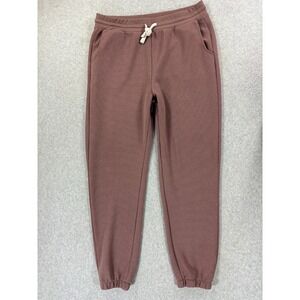 Free Fly Waffle Performance Jogger Sweatpants (Women's Large) Mauve